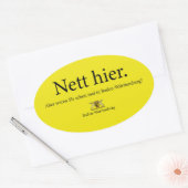 Sticker Ovale nethier baden württemberg (Enveloppe)