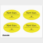 Sticker Ovale nethier baden württemberg (Feuille)