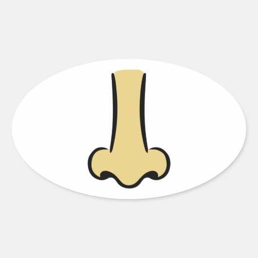 Sticker Ovale Nez (Devant)