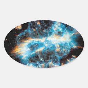 Sticker Ovale NGC 5189 Nébuleuse planétaire - Photo de l'espace