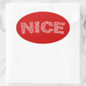 Sticker Ovale Nice Riz (Sac)