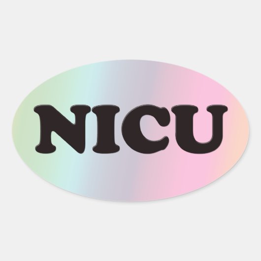 STICKER OVALE NICU (Devant)
