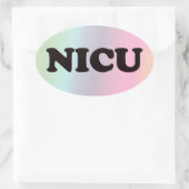 STICKER OVALE NICU (Sac)