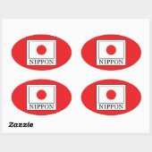 Sticker Ovale Nippon (Feuille)