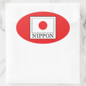Sticker Ovale Nippon (Sac)