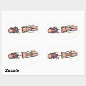 Sticker Ovale nm hvb, (Feuille)