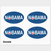 STICKER OVALE NOBAMA (Feuille)