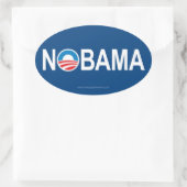 STICKER OVALE NOBAMA (Sac)