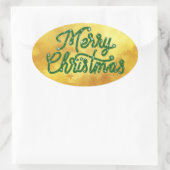 Sticker Ovale Noël (Sac)