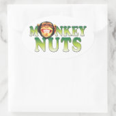 Sticker Ovale Noix de singe (Sac)