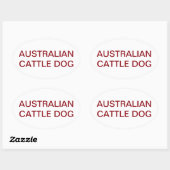 Sticker Ovale Nom ACD (Feuille)