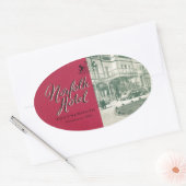 Sticker Ovale Norfolk Hotel Bournemouth (Enveloppe)