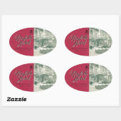 Sticker Ovale Norfolk Hotel Bournemouth (Feuille)