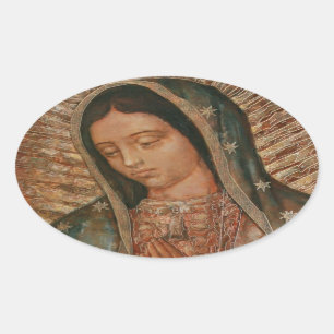 Sticker Ovale notre dame de guadalupe