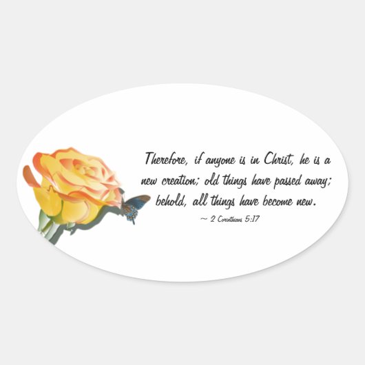 Sticker Ovale Nouvelle création (Devant)