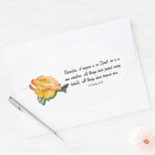 Sticker Ovale Nouvelle création (Enveloppe)