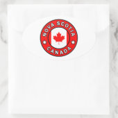 Sticker Ovale Nouvelle-Écosse Canada (Sac)