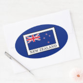Sticker Ovale Nouvelle-Zélande (Enveloppe)