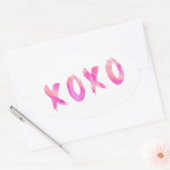 Sticker Ovale ✘ o ✘ o (Enveloppe)