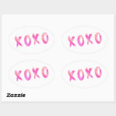 Sticker Ovale ✘ o ✘ o (Feuille)