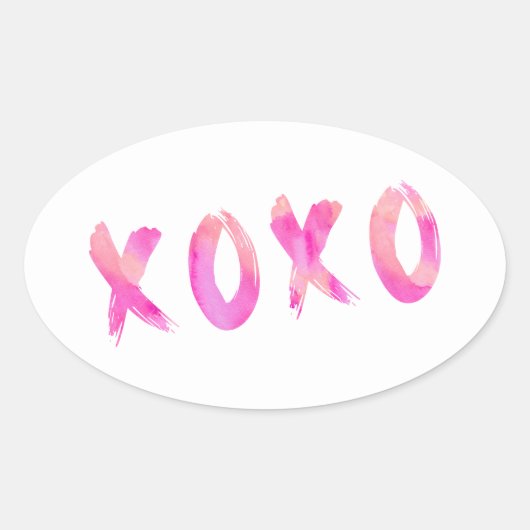 Sticker Ovale ✘ o ✘ o (Devant)