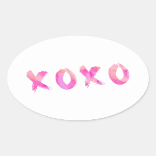 Sticker Ovale ✘ o ✘ o