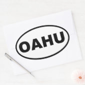 STICKER OVALE OAHU (Enveloppe)