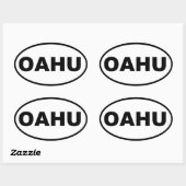 STICKER OVALE OAHU (Feuille)