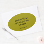 Sticker Ovale Obésité (Enveloppe)