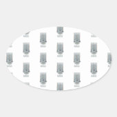 Sticker Ovale objet_2_compteur de contrôle de pluie (Devant)