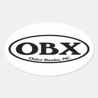 Sticker Ovale OBX Banques extérieures ovale