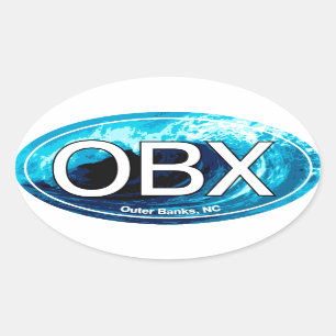 Sticker Ovale OBX Banques extérieures Vont Ovale