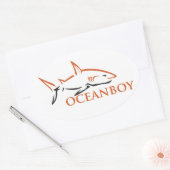 Sticker Ovale Oceanboy (Enveloppe)