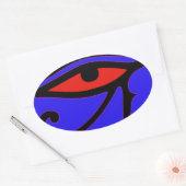 Sticker Ovale OEil de Horus (Enveloppe)
