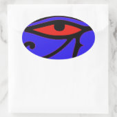 Sticker Ovale OEil de Horus (Sac)