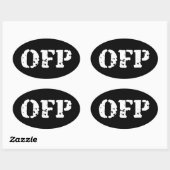 STICKER OVALE OFP (Feuille)
