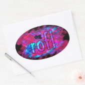 Sticker Ovale Oh mon Dieu ! (Enveloppe)