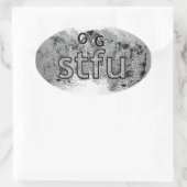 Sticker Ovale Oh mon Dieu ! (Sac)