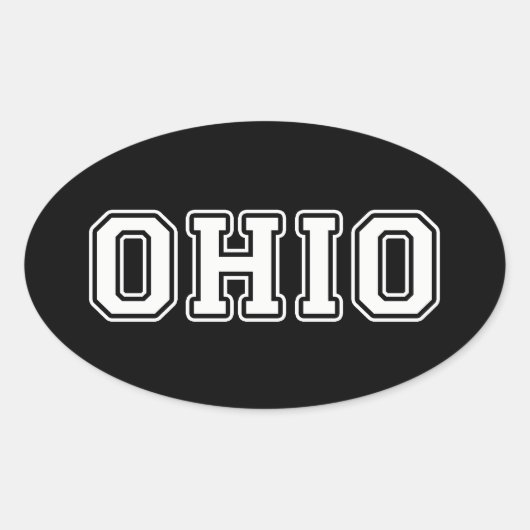 Sticker Ovale Ohio (Devant)