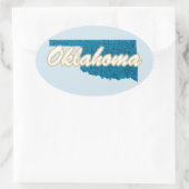 Sticker Ovale Oklahoma (Sac)