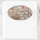Sticker Ovale Old Brick (Sac)