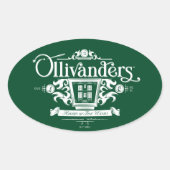 Sticker Ovale OLIVANDERS™ Makers of Fine Wands (Devant)