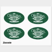 Sticker Ovale OLIVANDERS™ Makers of Fine Wands (Feuille)