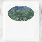 Sticker Ovale Olive Trees par Van Gogh (Sac)