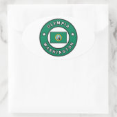 Sticker Ovale Olympia Washington (Sac)