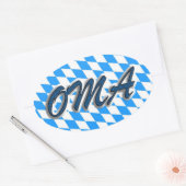 Sticker Ovale Oma (Enveloppe)