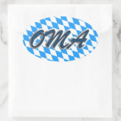 Sticker Ovale Oma (Sac)
