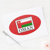 Sticker Ovale Oman (Enveloppe)