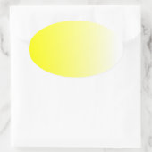 Sticker Ovale Ombre jaune (Sac)