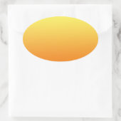 Sticker Ovale Ombre jaune et orange (Sac)